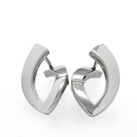 Scharniercreolen Silber 925 rhodiniert