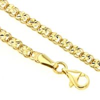 Armband Gold 333 19 cm Herzen 