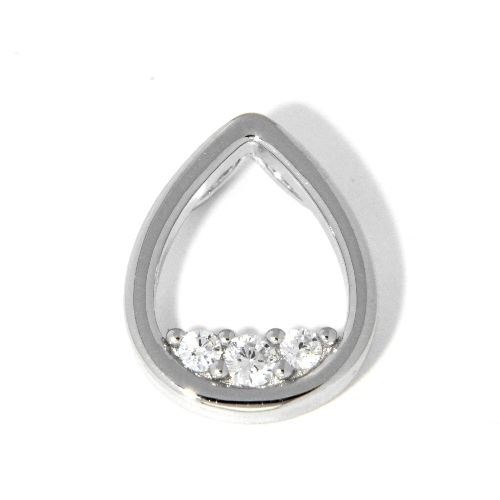 Anhänger Silber 925 rhodiniert Zirkonia