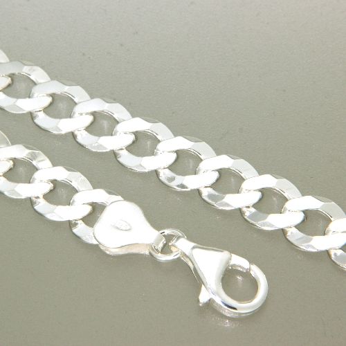 Panzerarmband (P160) Silber 925 21 cm