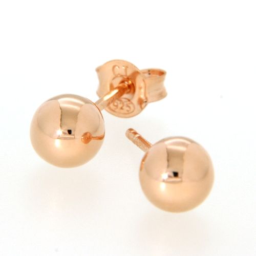 Ohrstecker Silber 925 rosé vergoldet