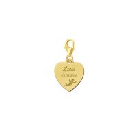 Names4ever Charm Gold 585 Erstkommunion Herz Engel GBC002