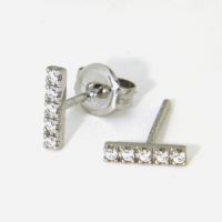 Ohrstecker Weißgold 333 