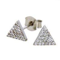 Ohrstecker Silber 925 rhodiniert