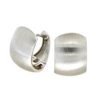 Scharniercreolen Silber 925 rhodiniert