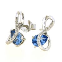 Ohrstecker Silber 925 rhodiniert