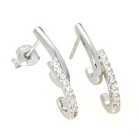 Ohrstecker Silber 925 rhodiniert