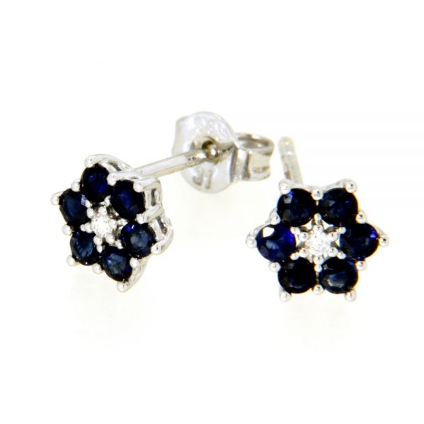 Ohrstecker Weißgold 333