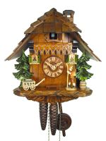 August Schwer Kuckucksuhr 1T Haus Wanderer 25 cm 1.0321.01.C