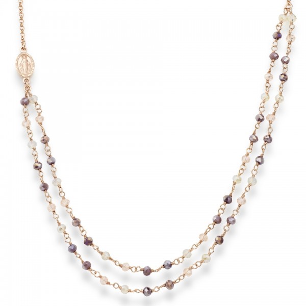 AMEN Kette 43 + 3 cm Silber CLRV