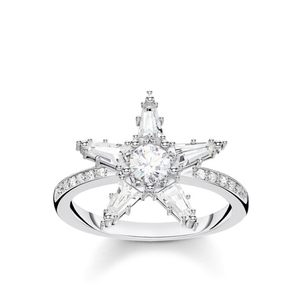 Thomas Sabo Ring Stern groß Größe 50 TR2271-051-14-50
