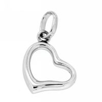 Herzanhänger Silber 925 rhodiniert