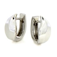 Scharniercreolen Silber 925 rhodiniert 