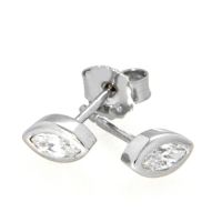 Ohrstecker Silber 925 rhodiniert