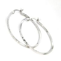 Creolen Silber 925 rhodiniert