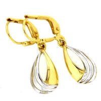 Ohrpendel Gold 333 bicolor