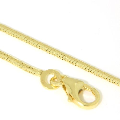 Schlangenkette Gold 333 1,2mm 8-kantig 50m