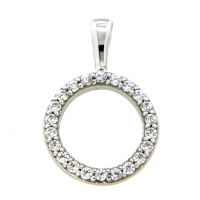 Anhänger Weißgold 333 Zirkonia