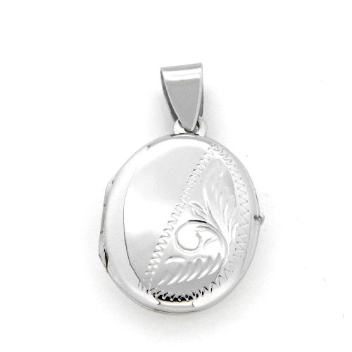 Medaillon Silber 925 rhodiniert