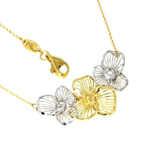 Collier Gold 333 45 cm bicolor