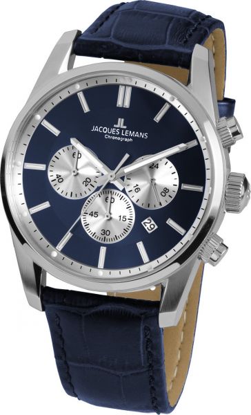 Jacques Lemans Herren-Armbanduhr 42-6.1B