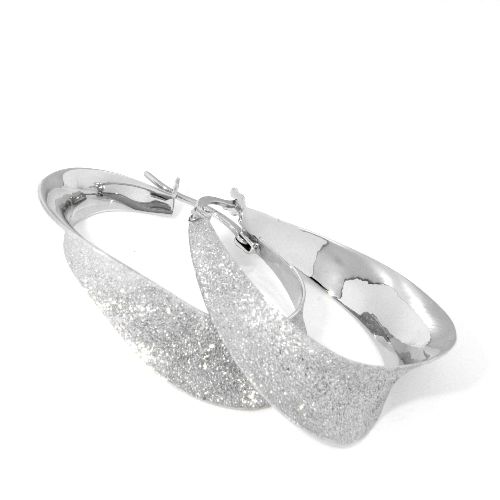 Creolen Silber 925 rhodiniert