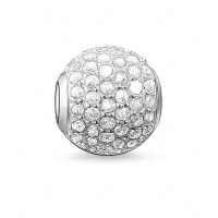 Thomas Sabo Karma Bead Pavé weiss K0024-051-14