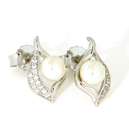 Ohrstecker Silber 925 rhodiniert