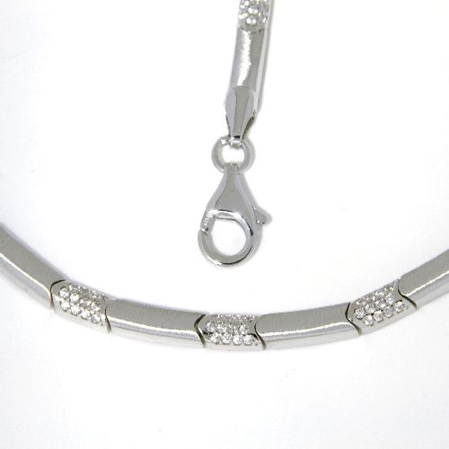 Kette Silber 925 rhodiniert 45 cm