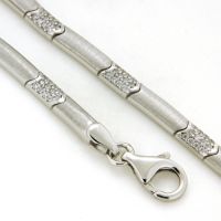 Armband Silber 925 rhodiniert 19 cm 