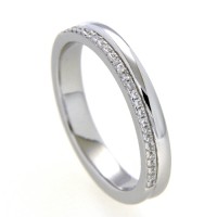 Ring Silber 925 rhodiniert Zirkonia Weite 52