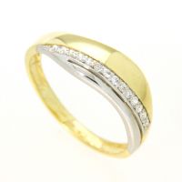 Ring Gold 333 Weite 60 bicolor