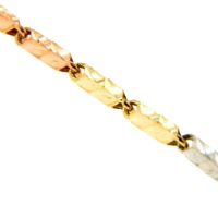 Armband Gold 333 19 cm 3-farbig 