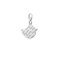 Names4ever Charm Silber 925 Repeat Vogel ZNB24
