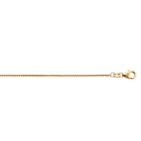 Zopfkette 1,1 mm 585 Gelbgold 45 cm