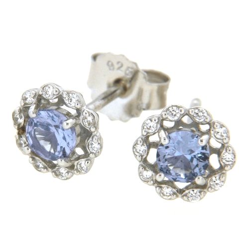 Ohrstecker Silber 925 rhodiniert