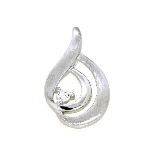 Anhänger Silber 925 rhodiniert Zirkonia