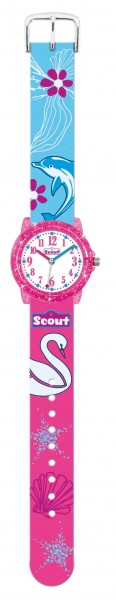SCOUT Armbanduhr pink glitzer Crystal 280305035
