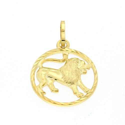 Tierkreiszeichen Gold 333 Löwe