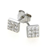 Ohrstecker Silber 925 rhodiniert