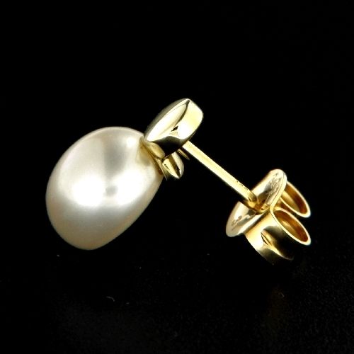 Ohrstecker Gold 333 Süßwasserperle