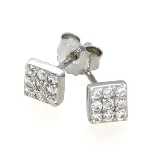 Ohrstecker Silber 925 rhodiniert