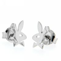 Ohrstecker Silber 925 rhodiniert Bunny 