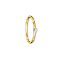 Ring Brillant 0,04 ct. 585 Gelbgold Größe 52