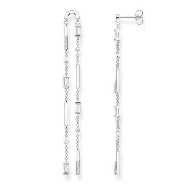 Thomas Sabo Ohrringe eckige Steine H2090-051-14