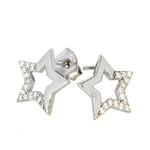 Ohrstecker Silber 925 rhodiniert