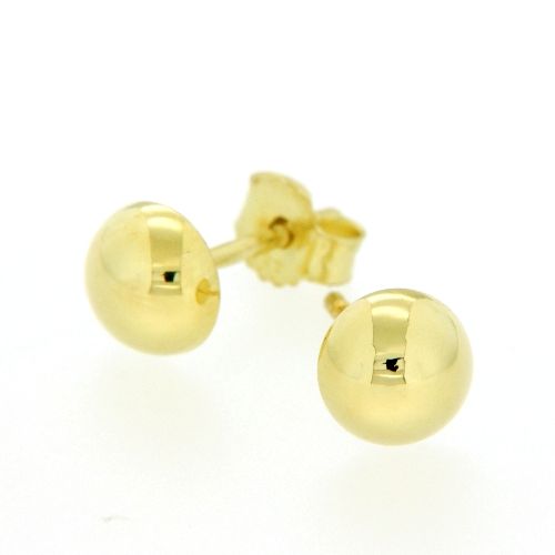 Ohrstecker Gold 333 Halbkugel 6mm