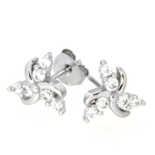 Ohrstecker Silber 925 rhodiniert