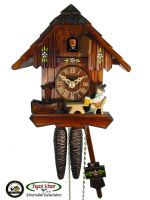 August Schwer Kuckucksuhr 1T Haus Biertrinker 19 cm 1.0523.01.C