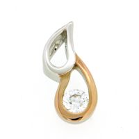 Anhänger Gold 333 Weißgold & rosé